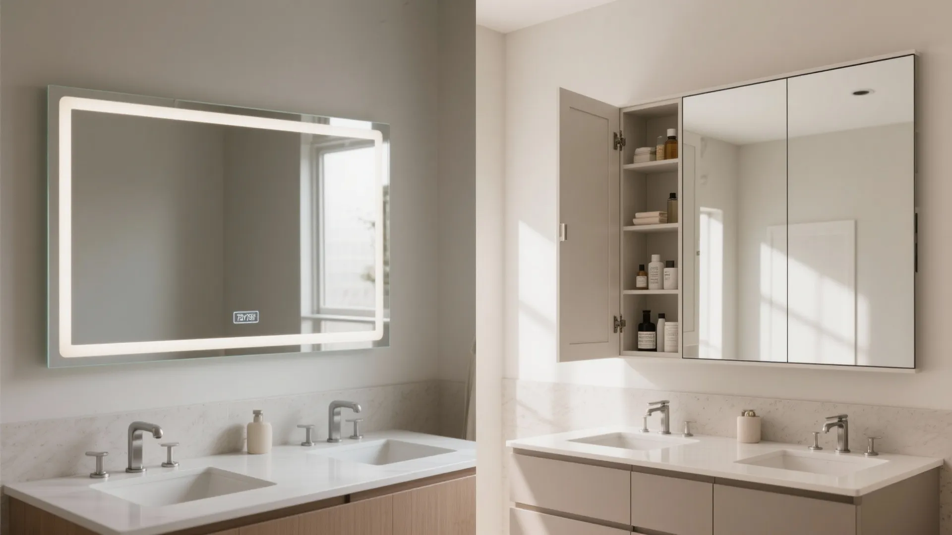 3. Integrated Medicine Cabinet (Shallow)