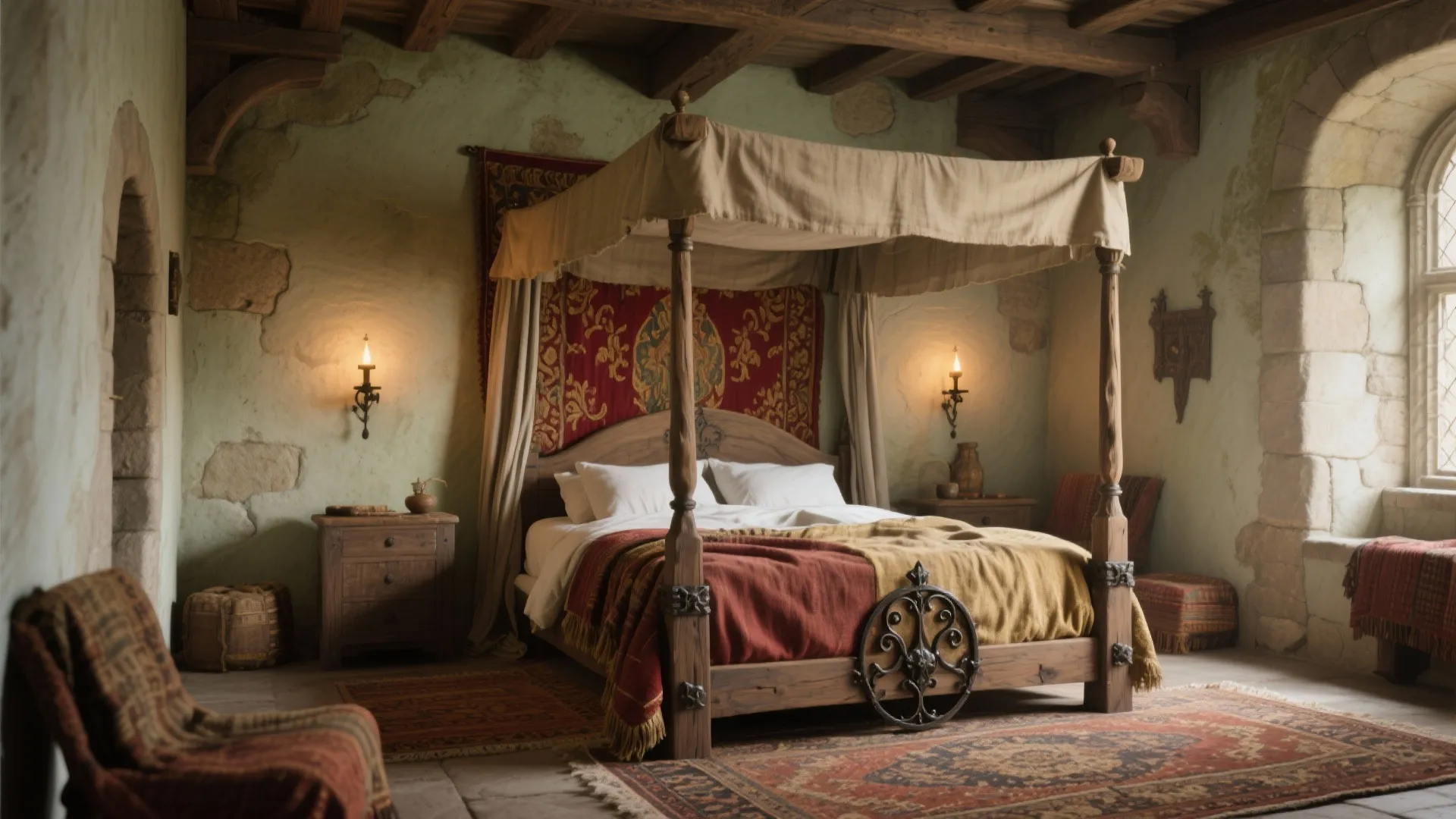 Medieval Bedroom Decor: 5 Inspiring Ideas: Practical, atmospheric medieval bedroom decor ideas I use with clients — five ways to get the look without living in a drafty castle