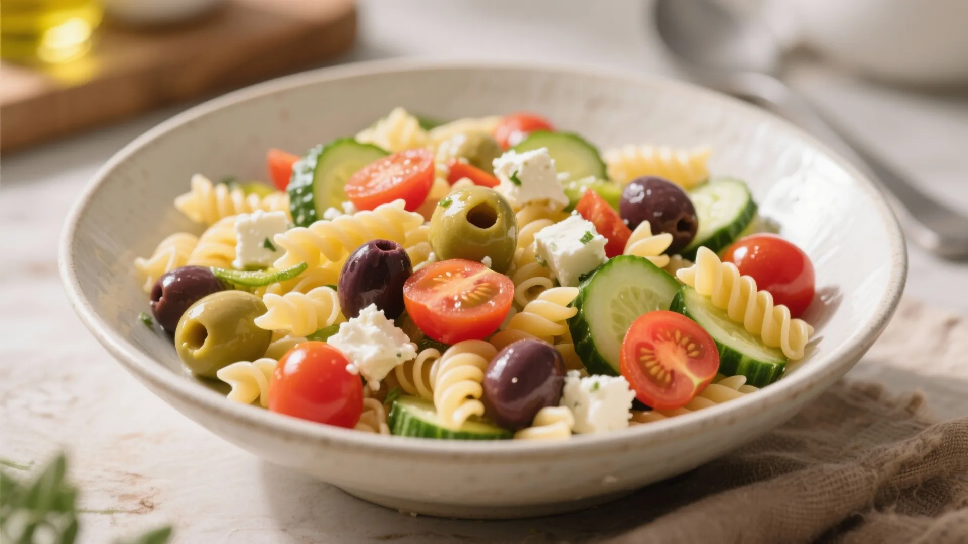 2. Mediterranean Pasta Salad