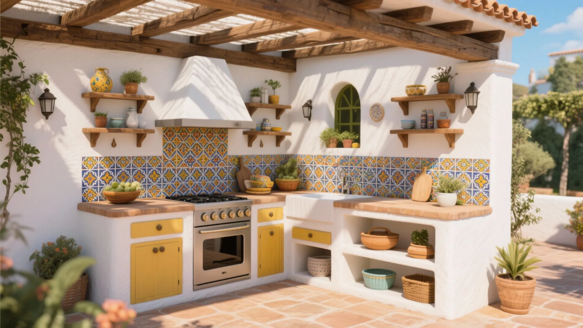 4. Mediterranean Tile Magic