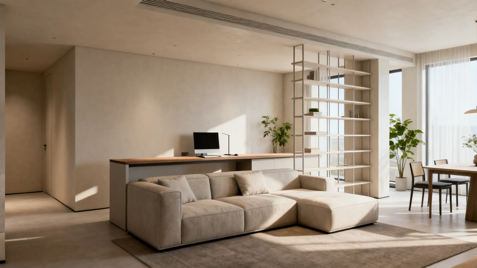 4. Create flexible zones in medium rooms