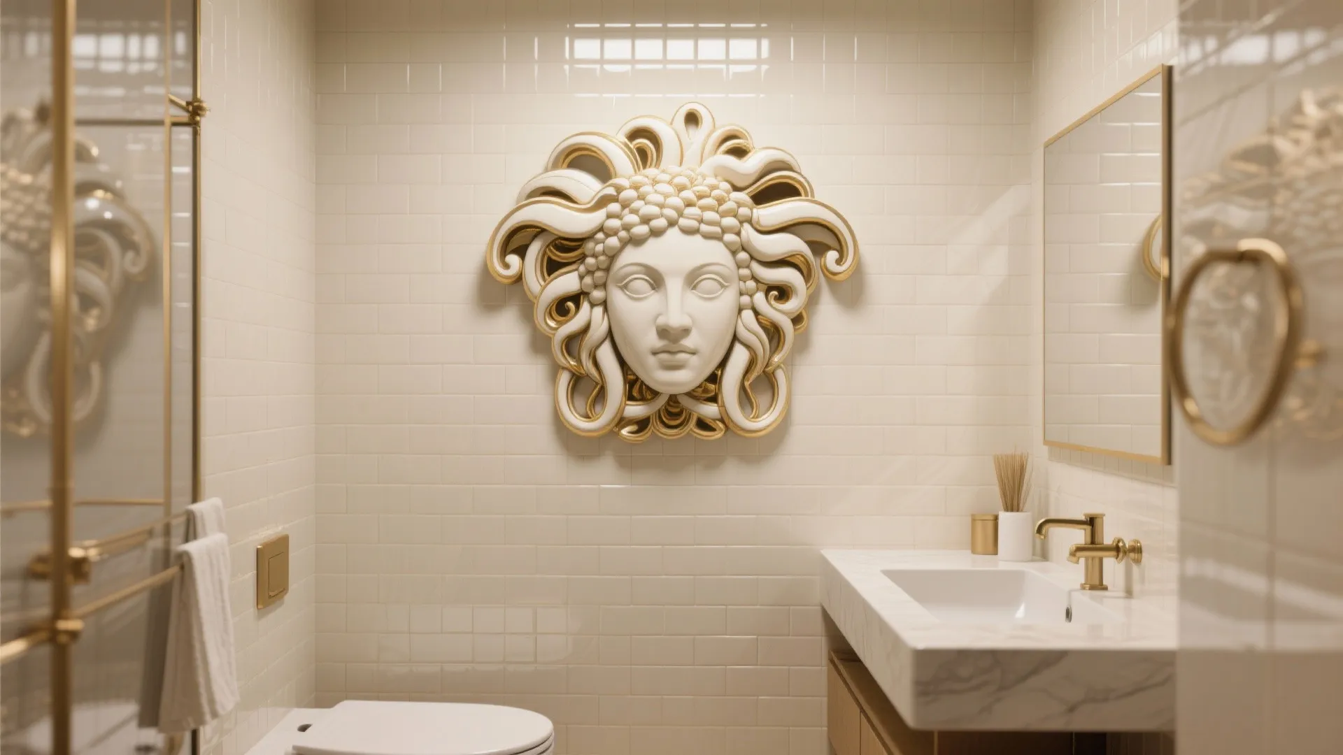 Versace bathroom decor: 5 luxe ideas: Five practical, small-space Versace bathroom decor inspirations I’ve tried and loved