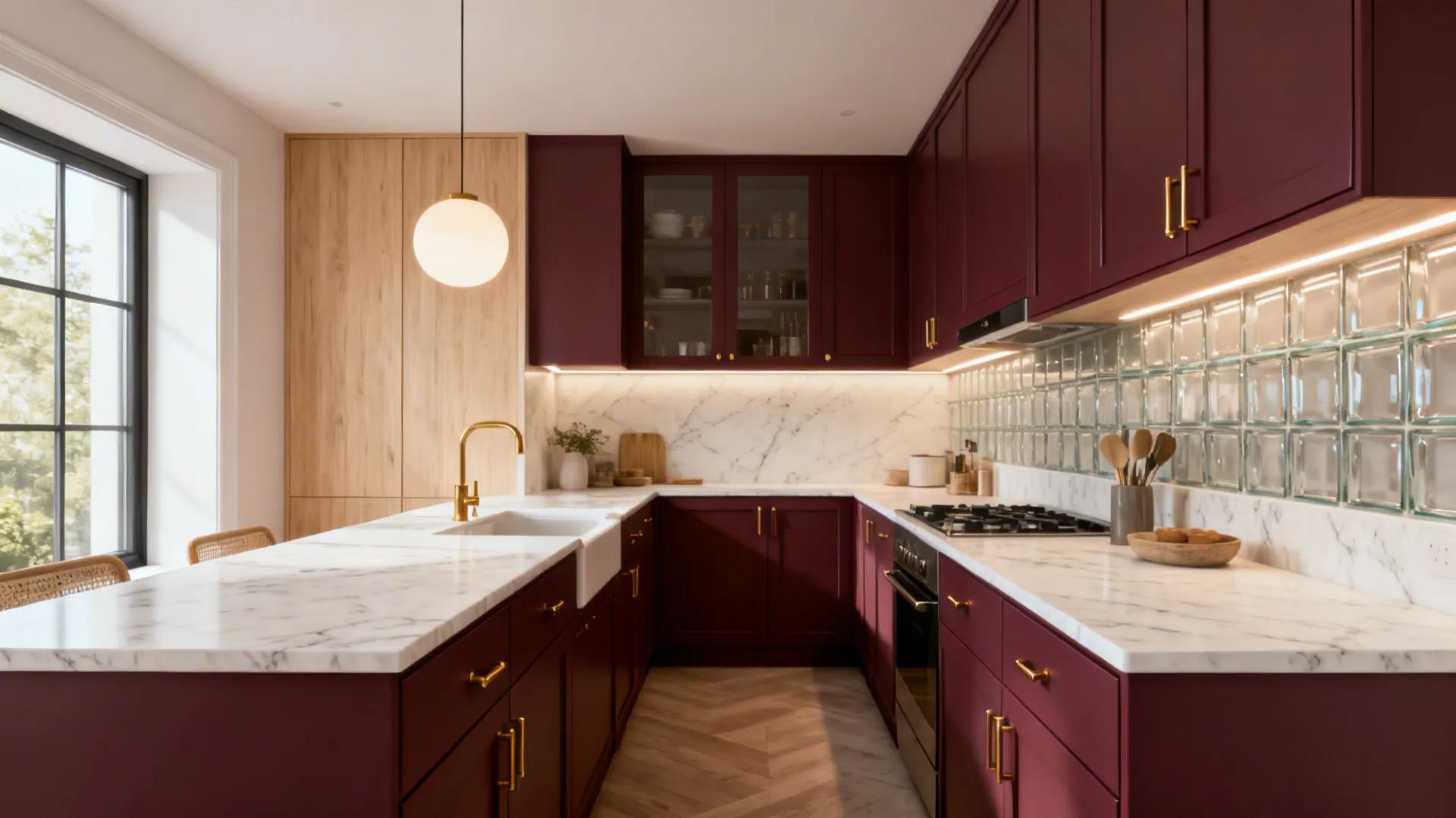 Kitchen design in mehroon color: 5 ideas that work: My hands-on guide to a mehroon (maroon) kitchen: warm, modern, and space-smart
