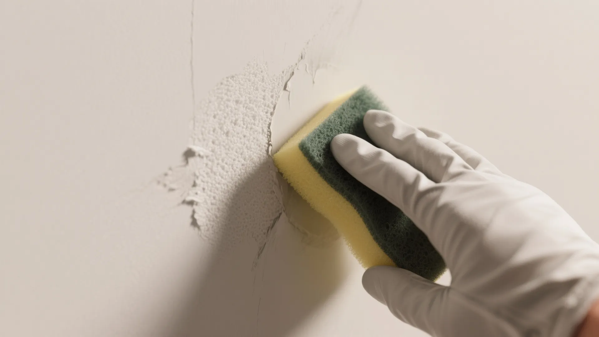 2. Use a gentle abrasive like a melamine sponge (careful!)