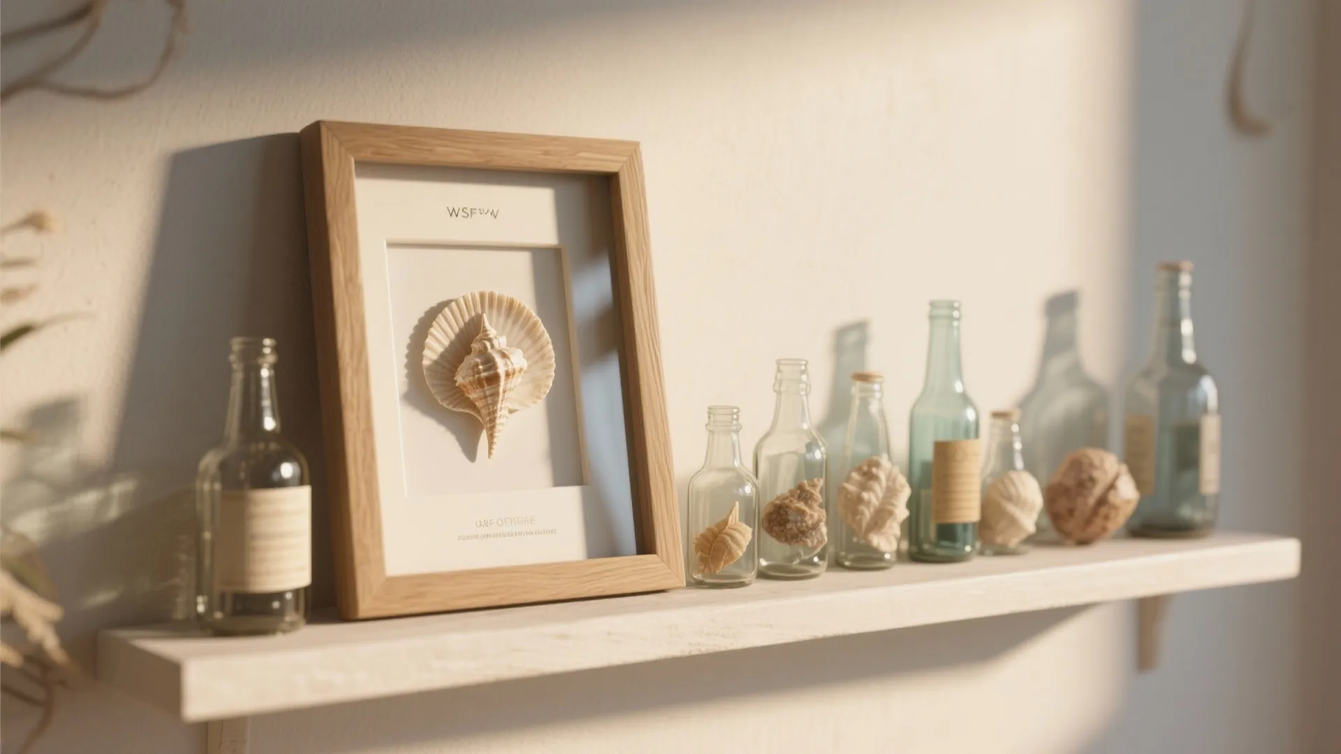 Personalized Beach Memorabilia Display