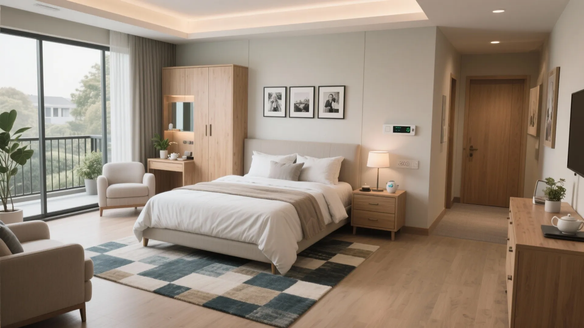 Personalized suites: memory-friendly layouts and soft tech