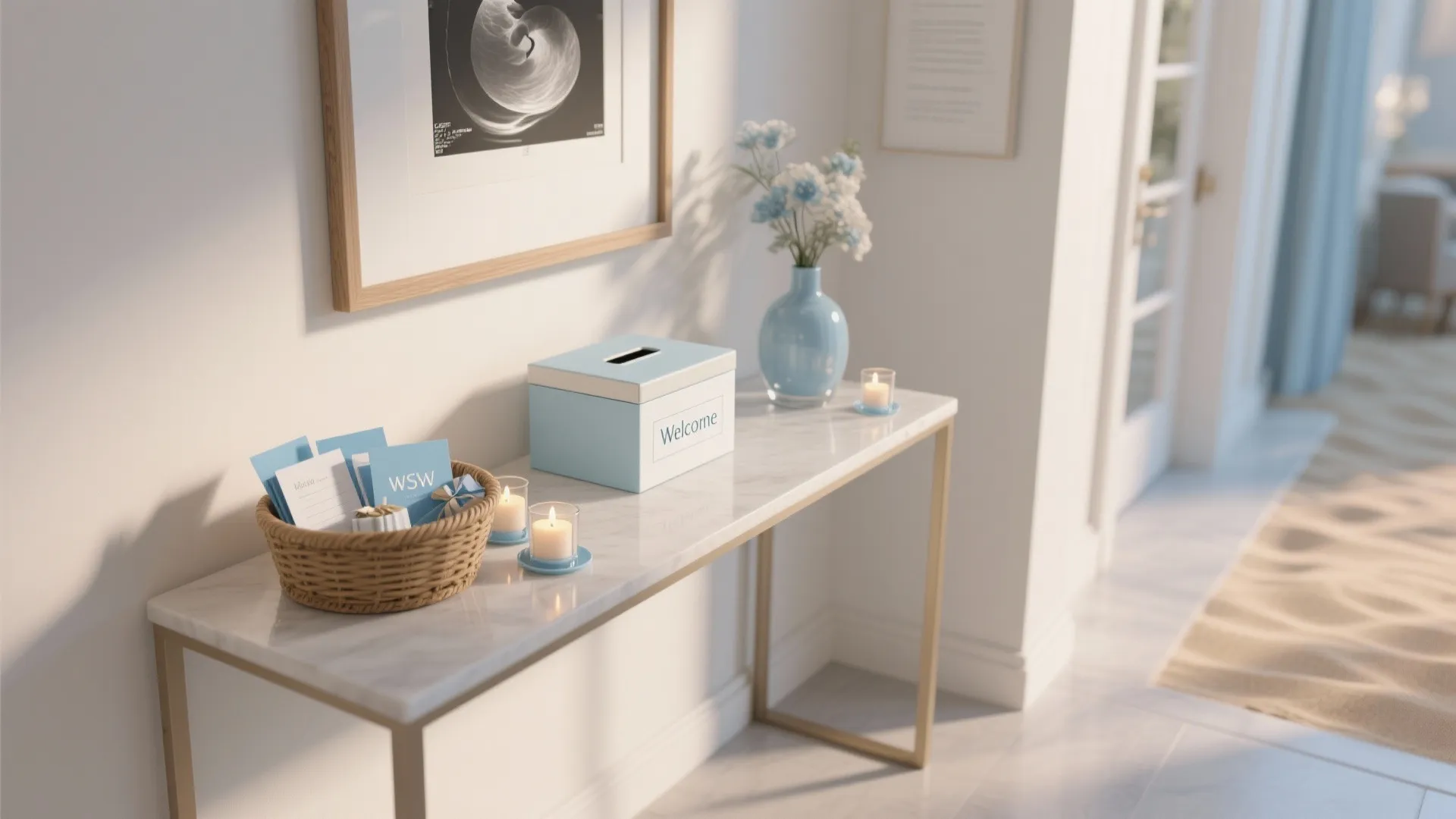 Functional Welcome Station: Memory Nook + Practical Drop Zone