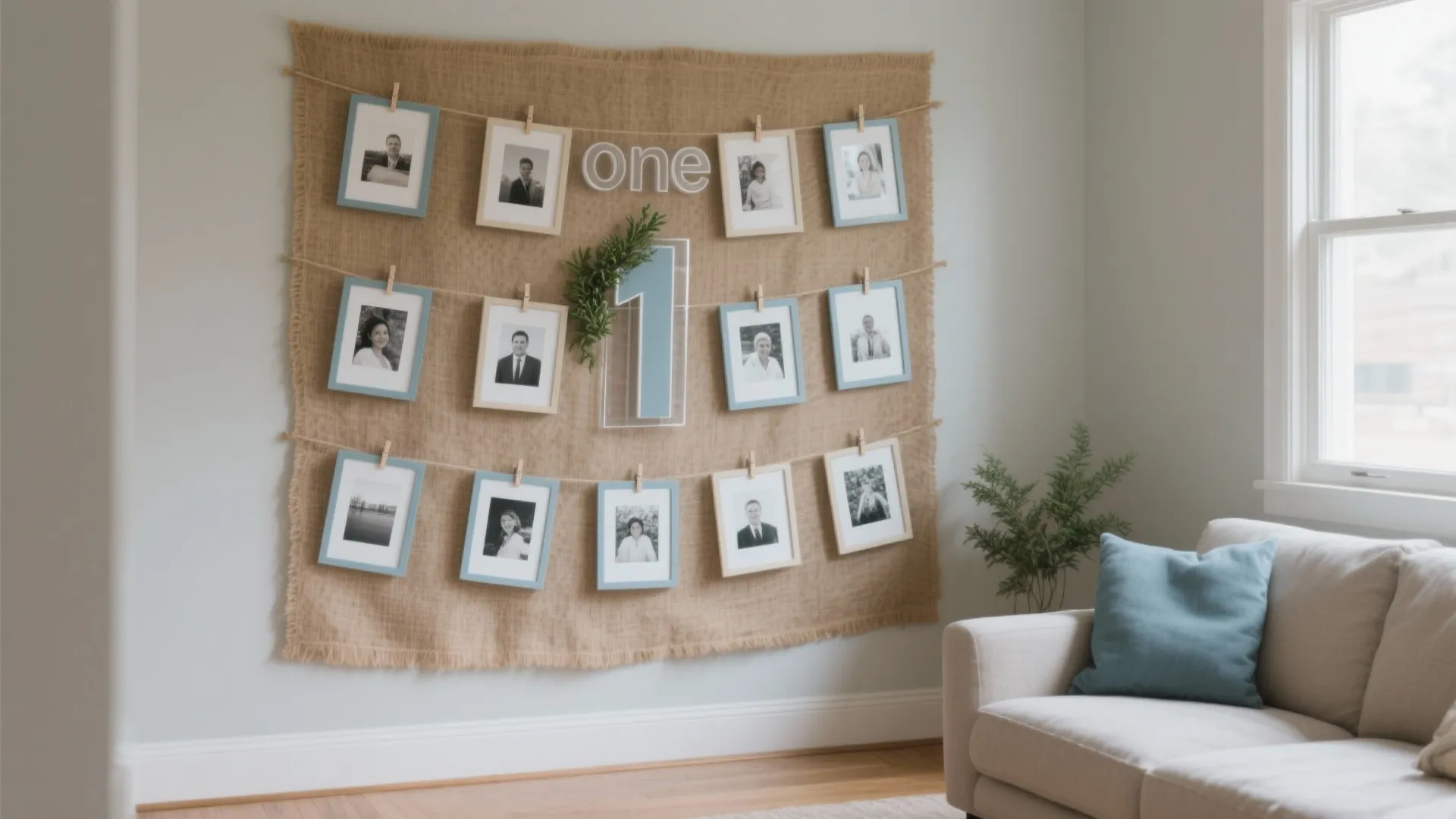 Memory Wall + Minimal Photo Props