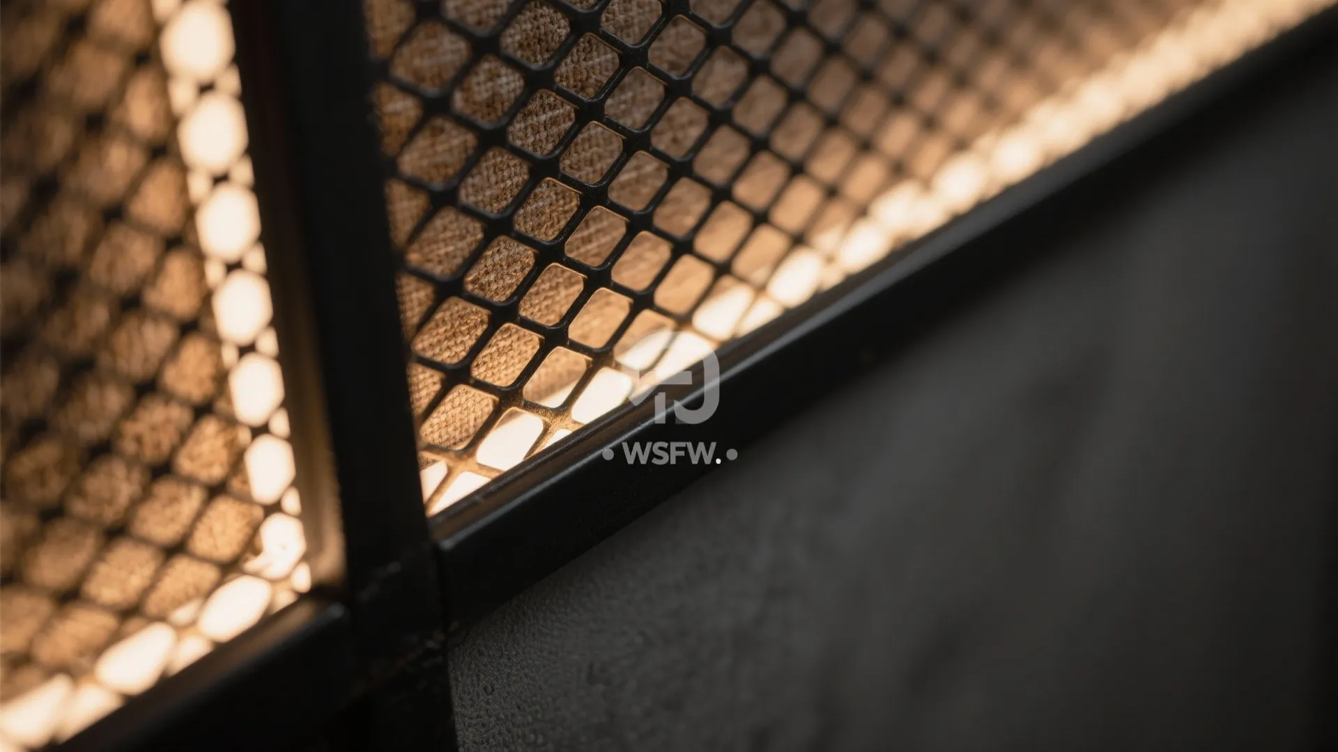 Textured Iron Mesh Panels for Ventilation and Depth