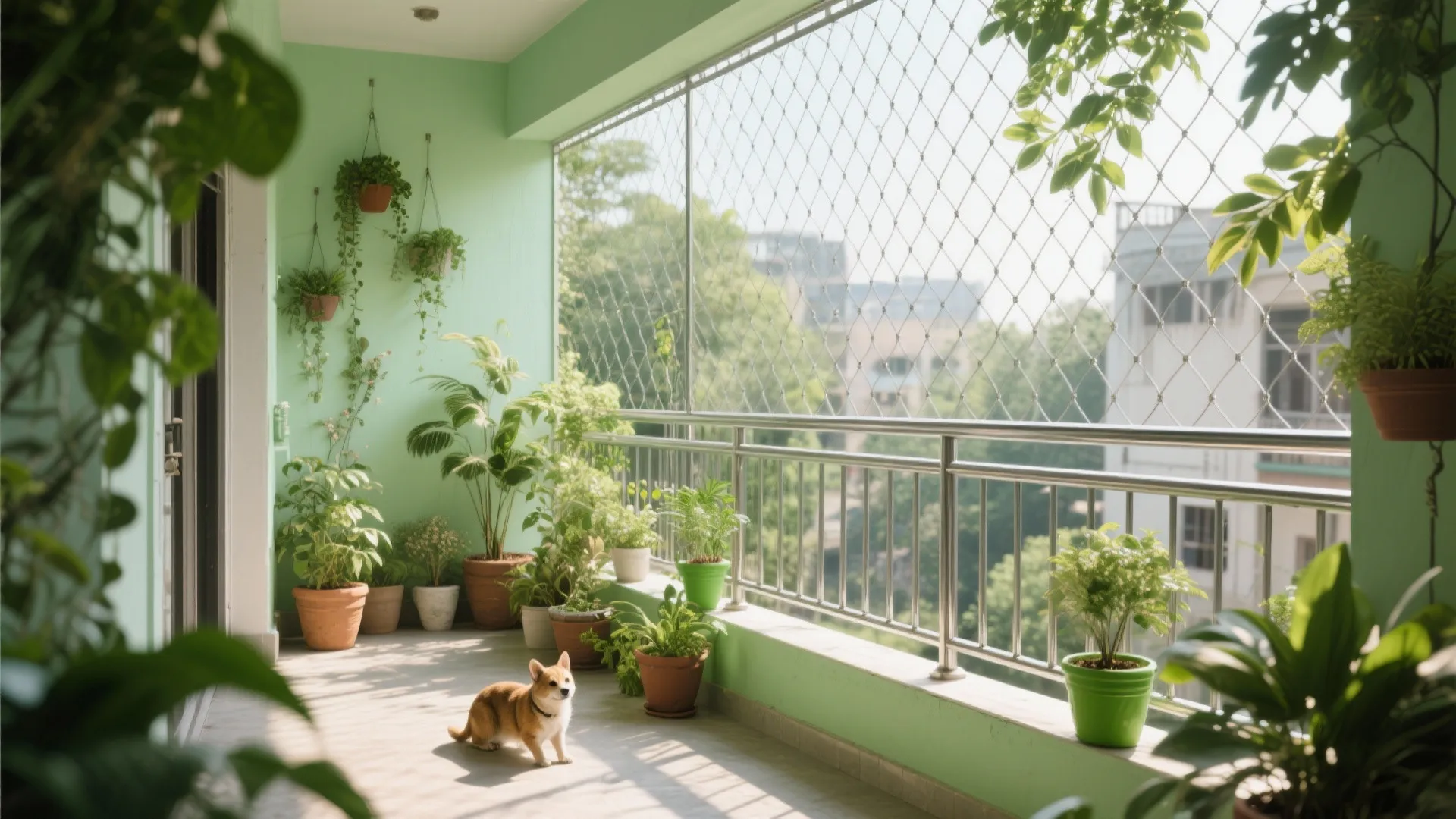 Plant-Friendly Mesh Screens