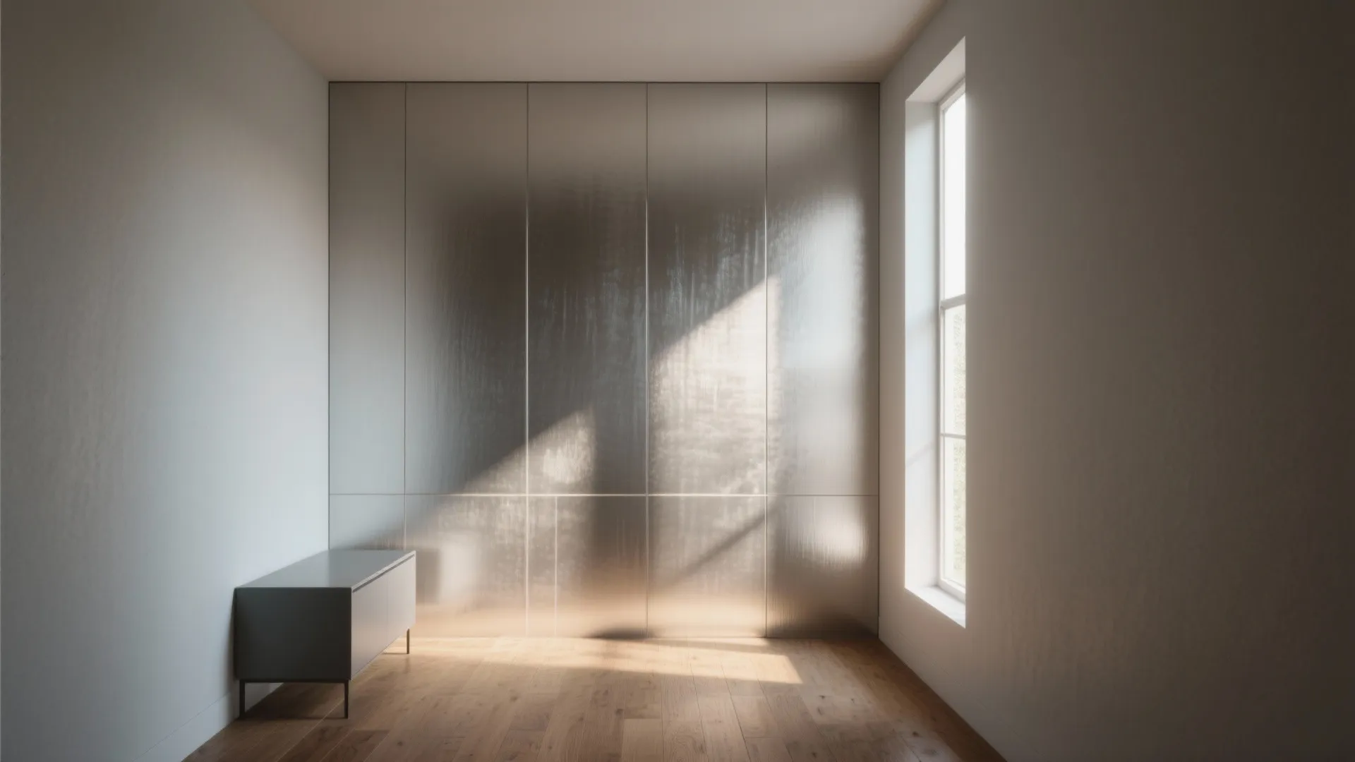 1. Subtle metallic accent wall