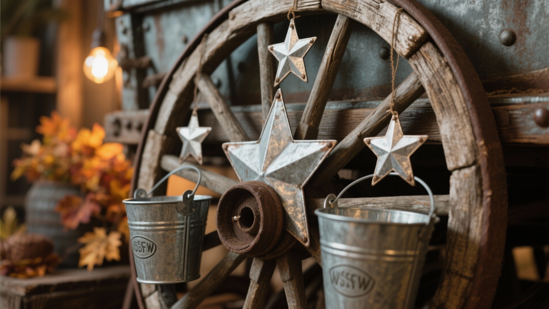 Fall Wagon Wheel Decorating Ideas: 10 Ways to Fix a Bare Wall