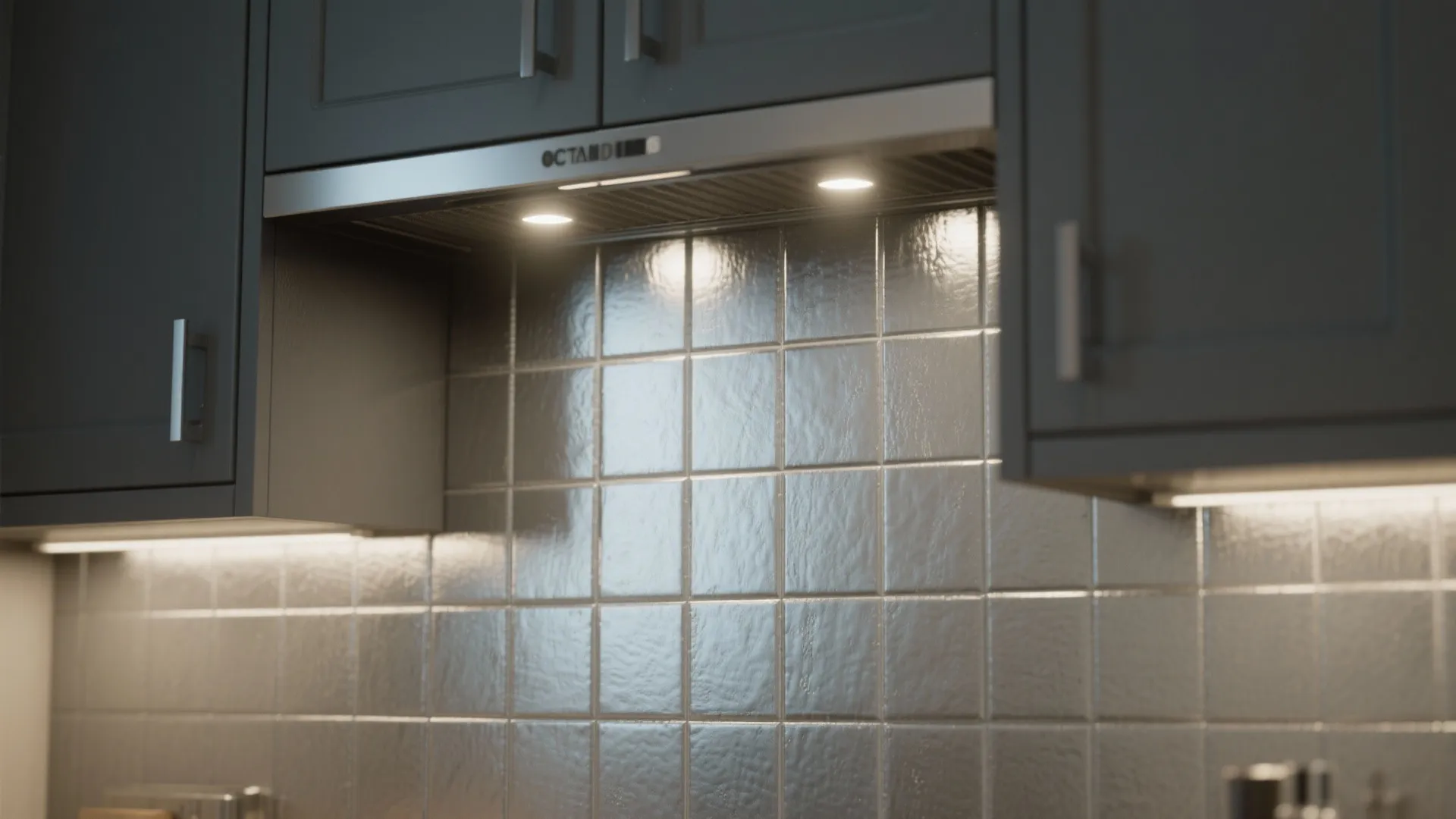 2. Brighten with a Mirrored or Metallic Backsplash