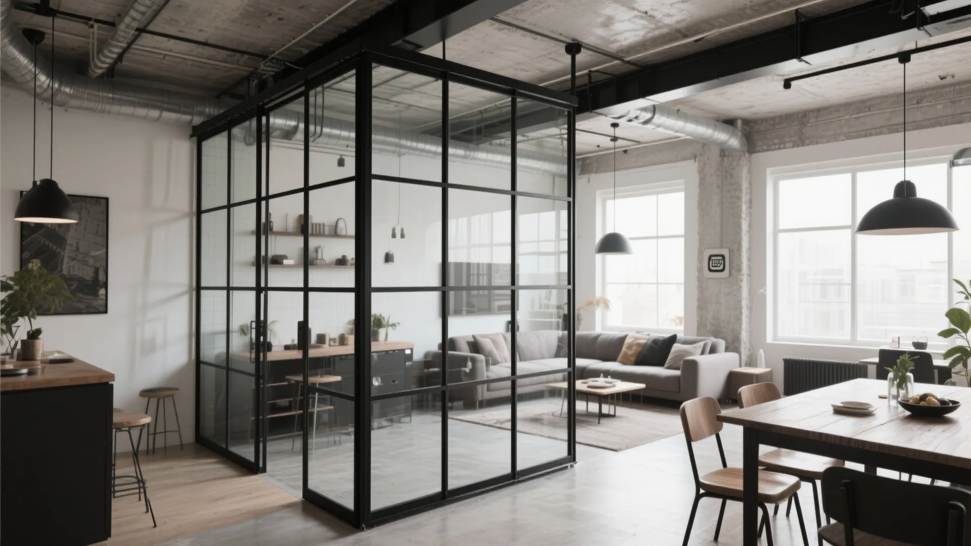 Metal Frame with Glass