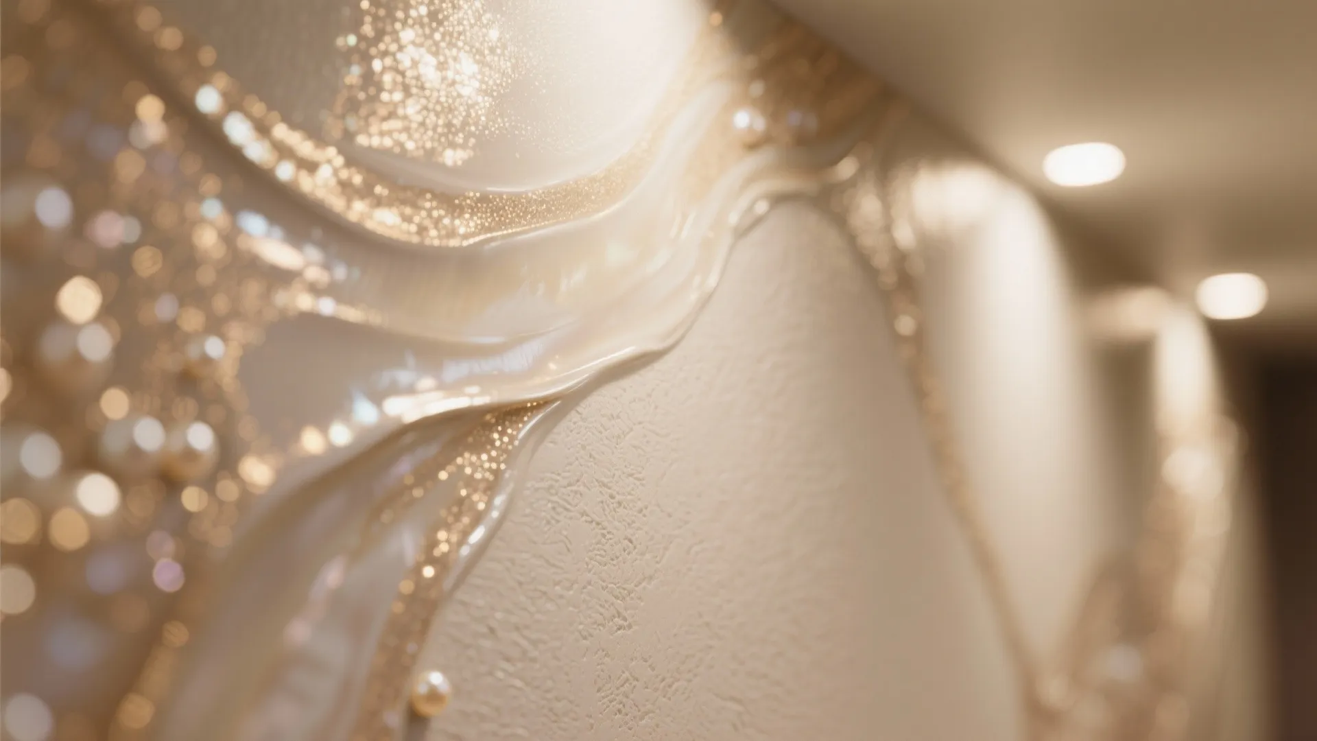 Metallic glaze and pearlescent highlights