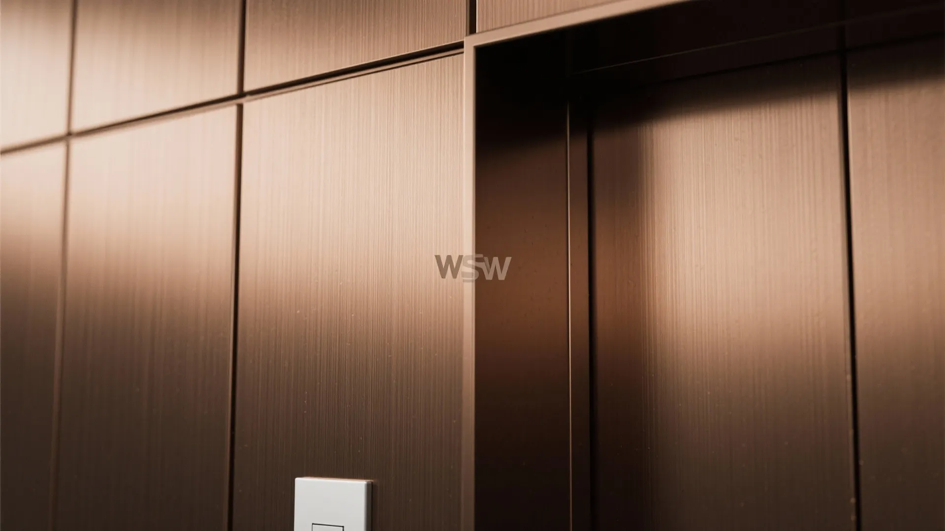 Textured metal cladding with soft washlight edges