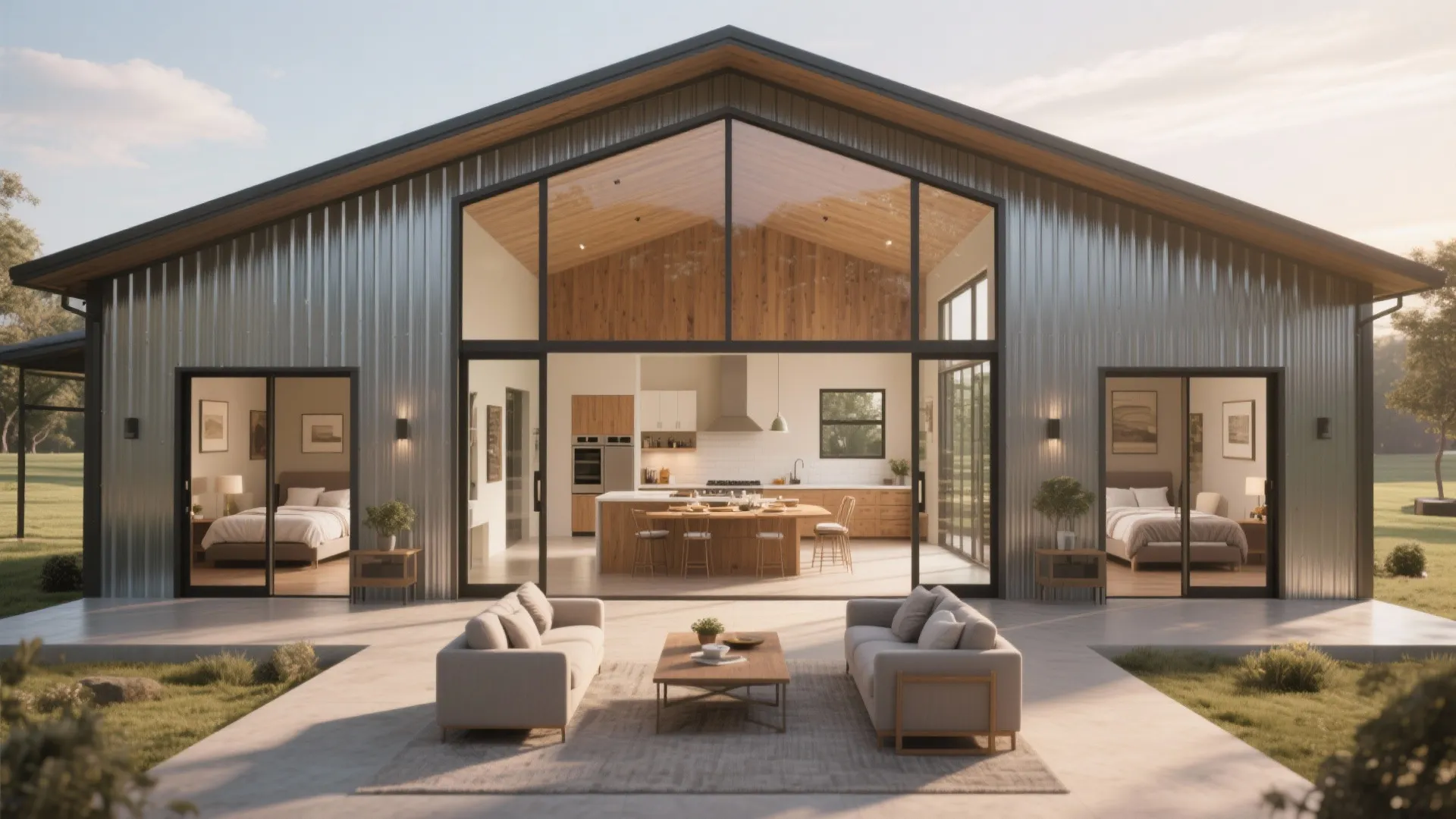 36x60 Metal Building Homes – 2 Master Bedroom Ideas: Creative and Practical Design Tips for Spacious Metal Homes