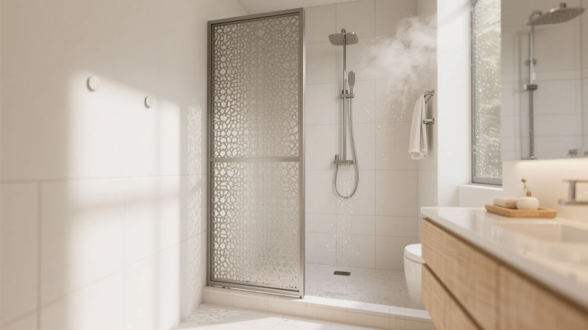 Minimal Metal Jali for Airy Zoning