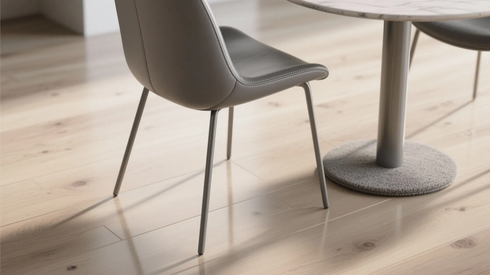 4. Choose metal legs for a modern edge