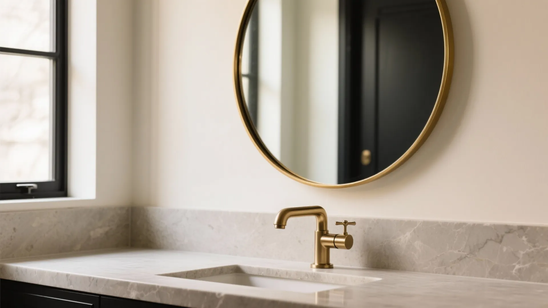 Metal-Framed Statement Mirrors: Brass, Black, and Mixed Metals