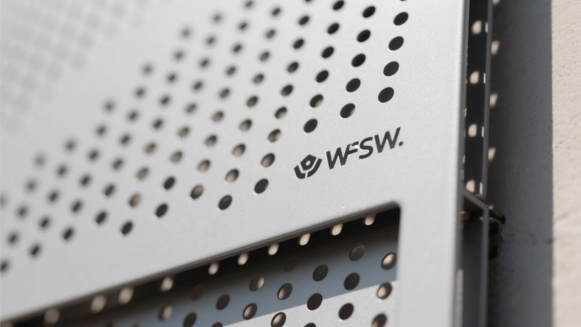 Perforated Metal Feature Wall