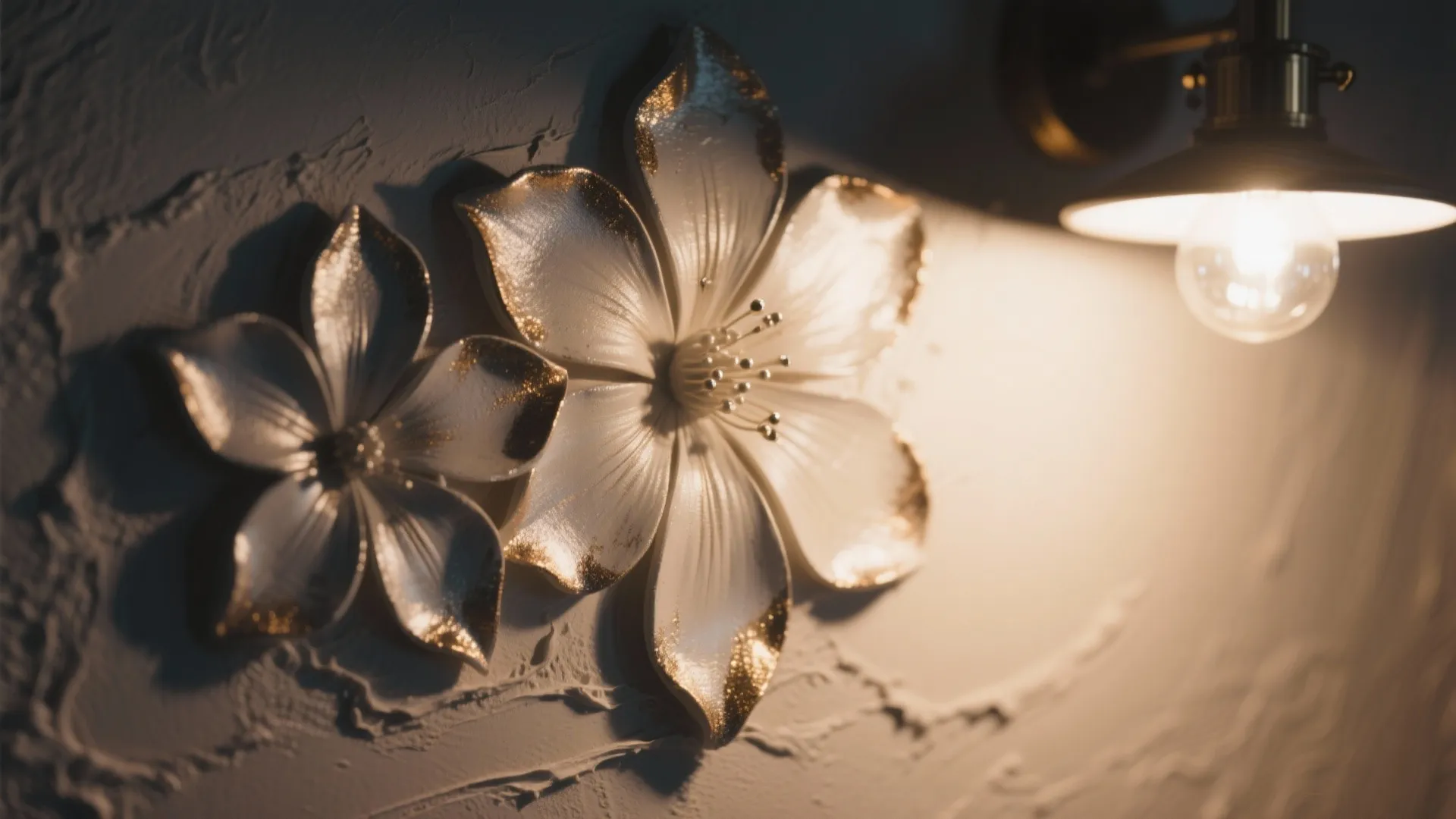 Metallic Petal Highlights for Evening Glow