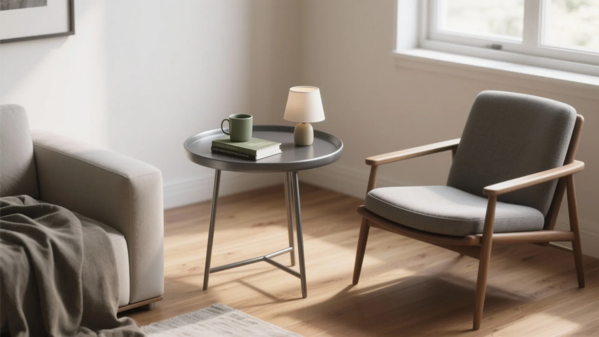 Small Metal Round Side Table: Modern Style Meets Function