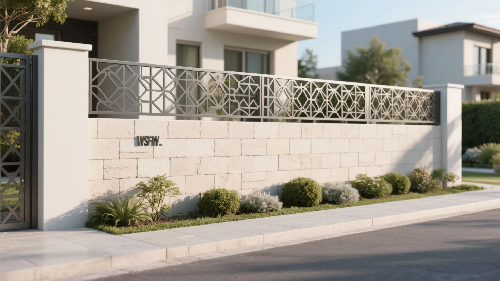 Metal Screens with Geometric Cuts