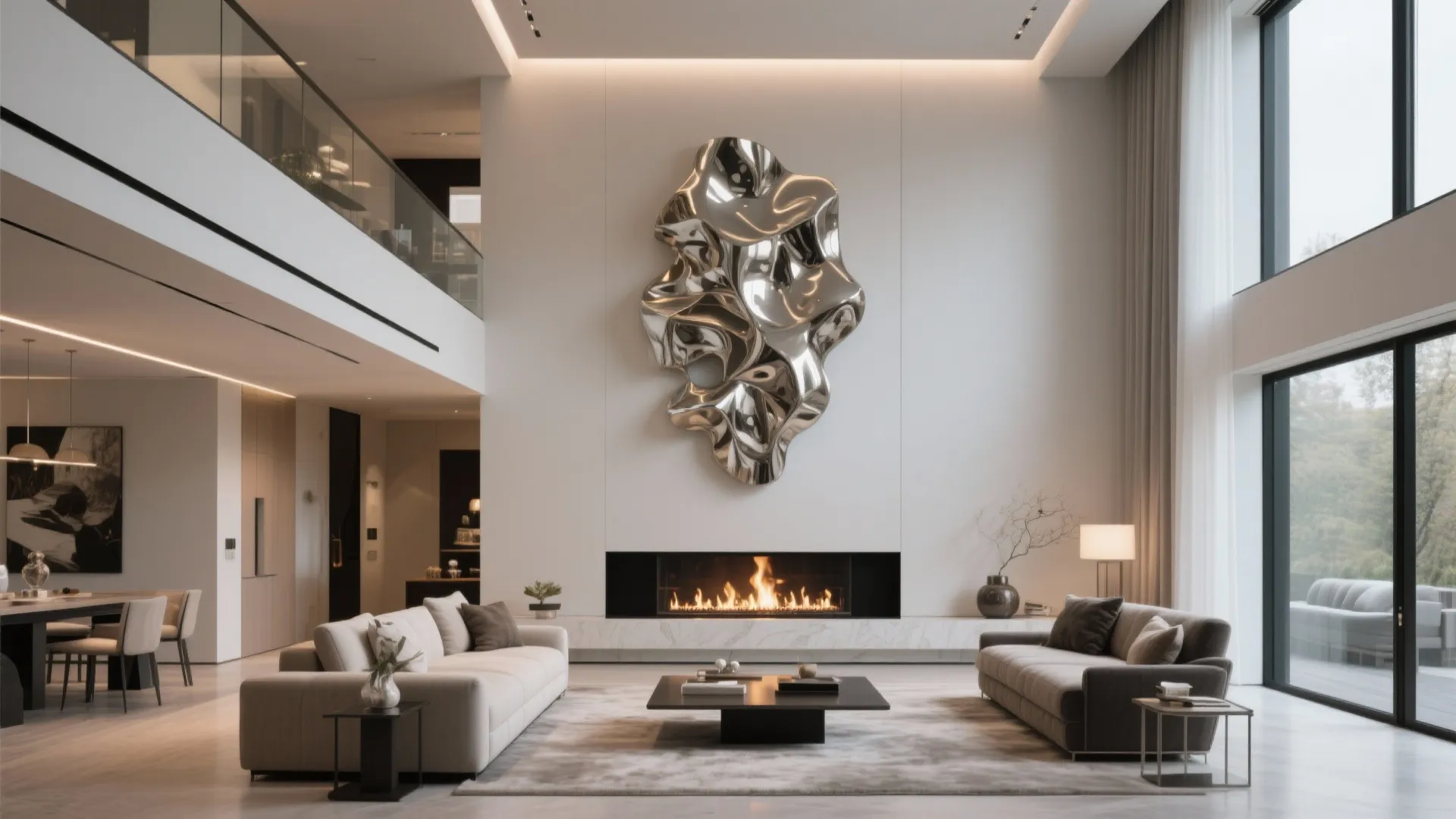 5. Wall-Mounted Sculptural Pieces