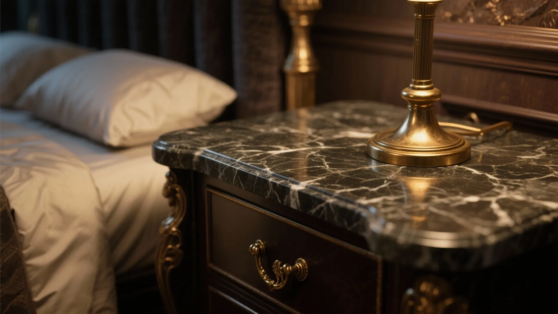 3. Introduce metallic and stone accents