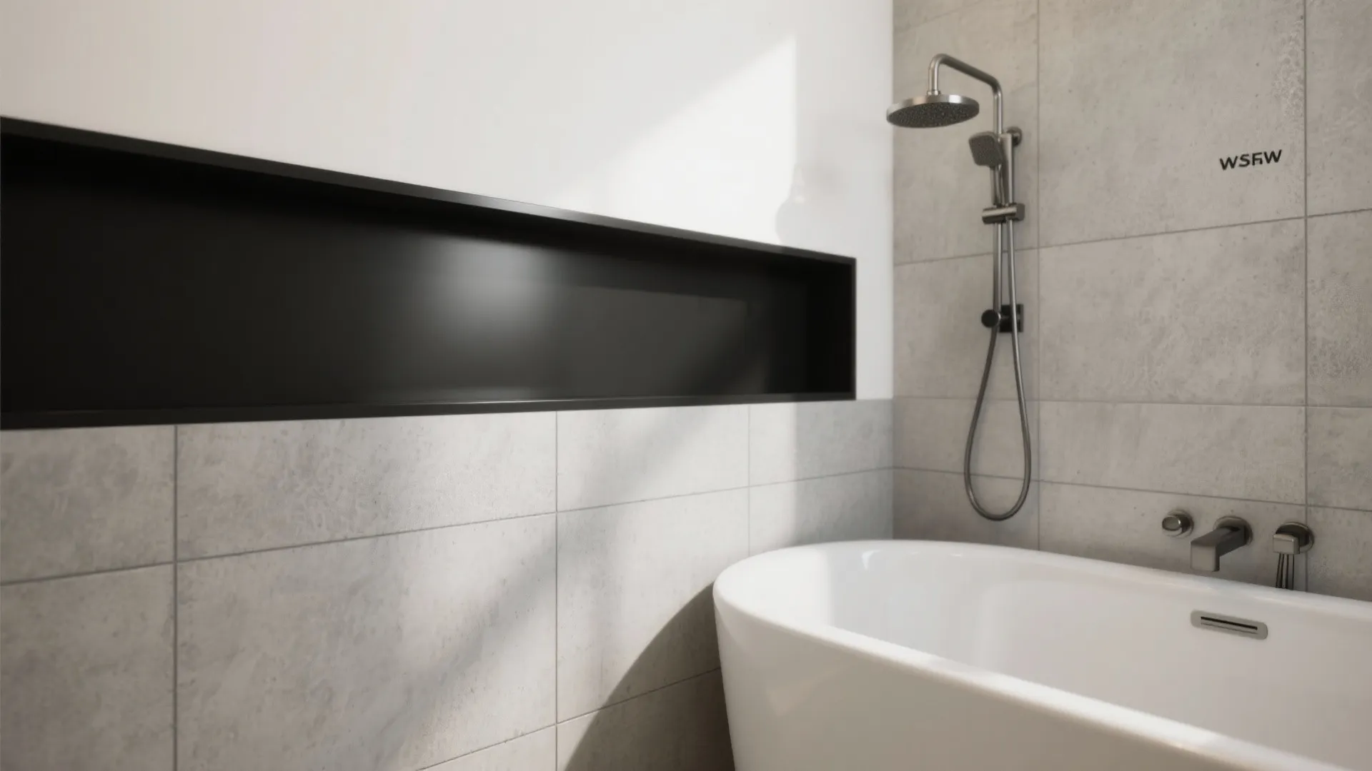 Slim metal trims (Schluter-style) for protection and clean lines