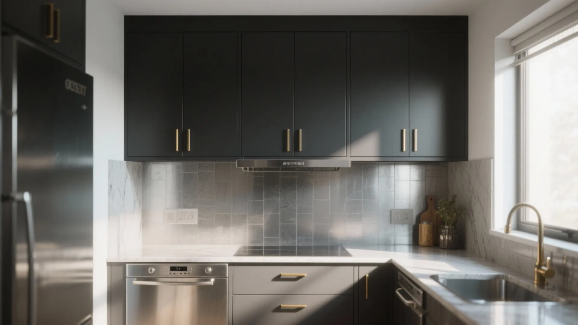 5. Statement metal valance (industrial edge, low maintenance)