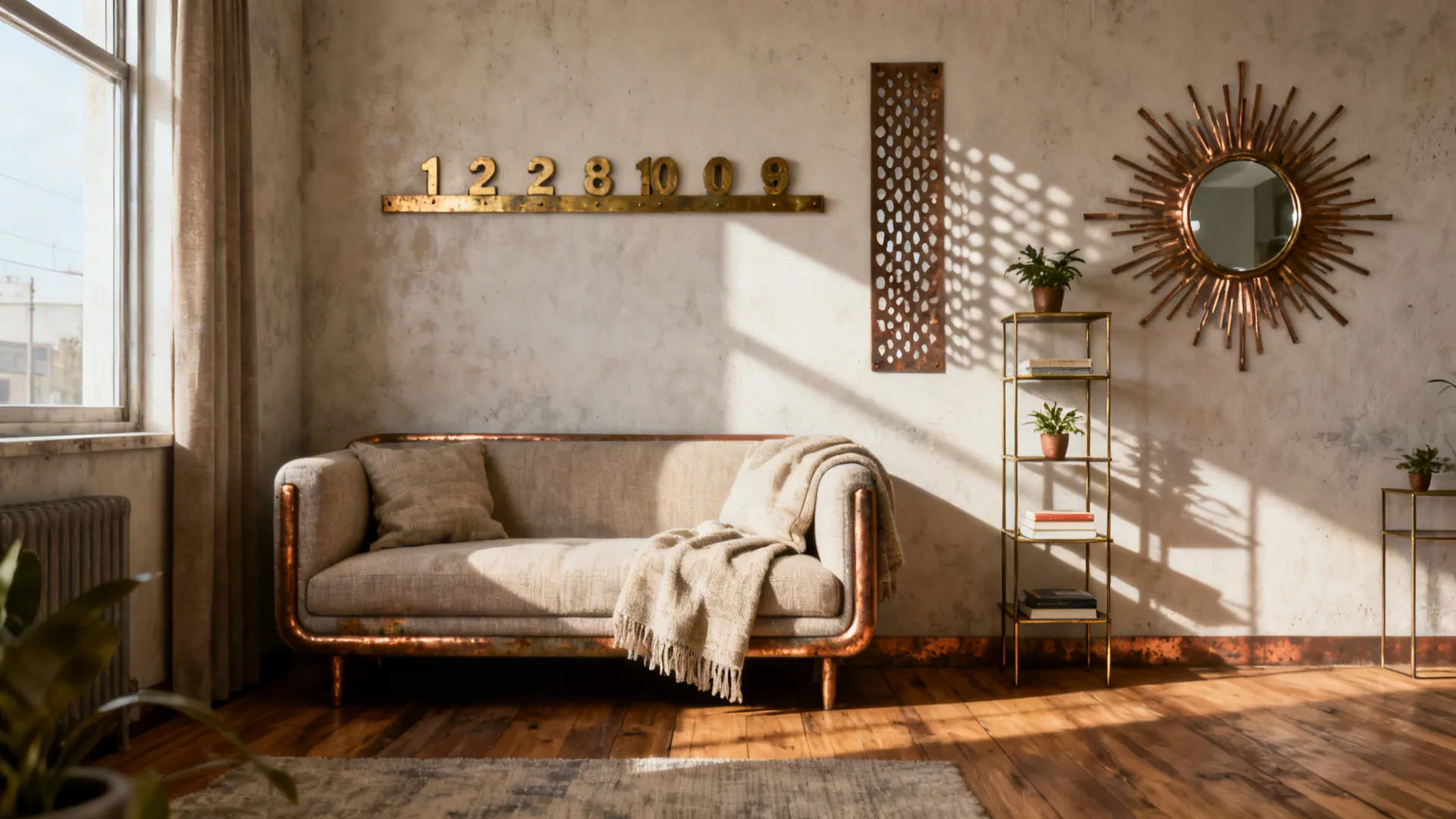 5 Metal Wall Décor Ideas for Small Living Rooms