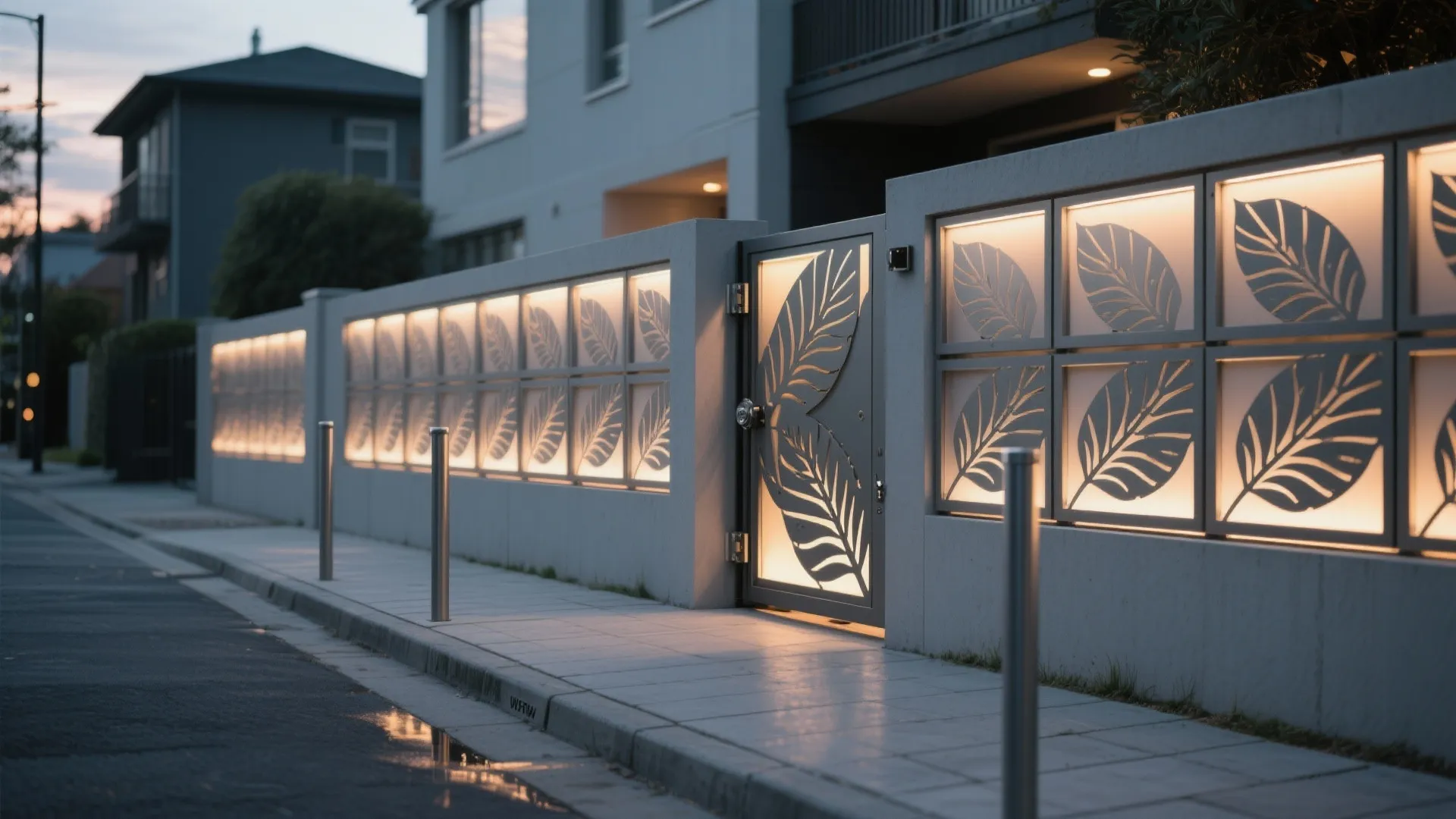 Laser-Cut Metal Screens with Modular Frames
