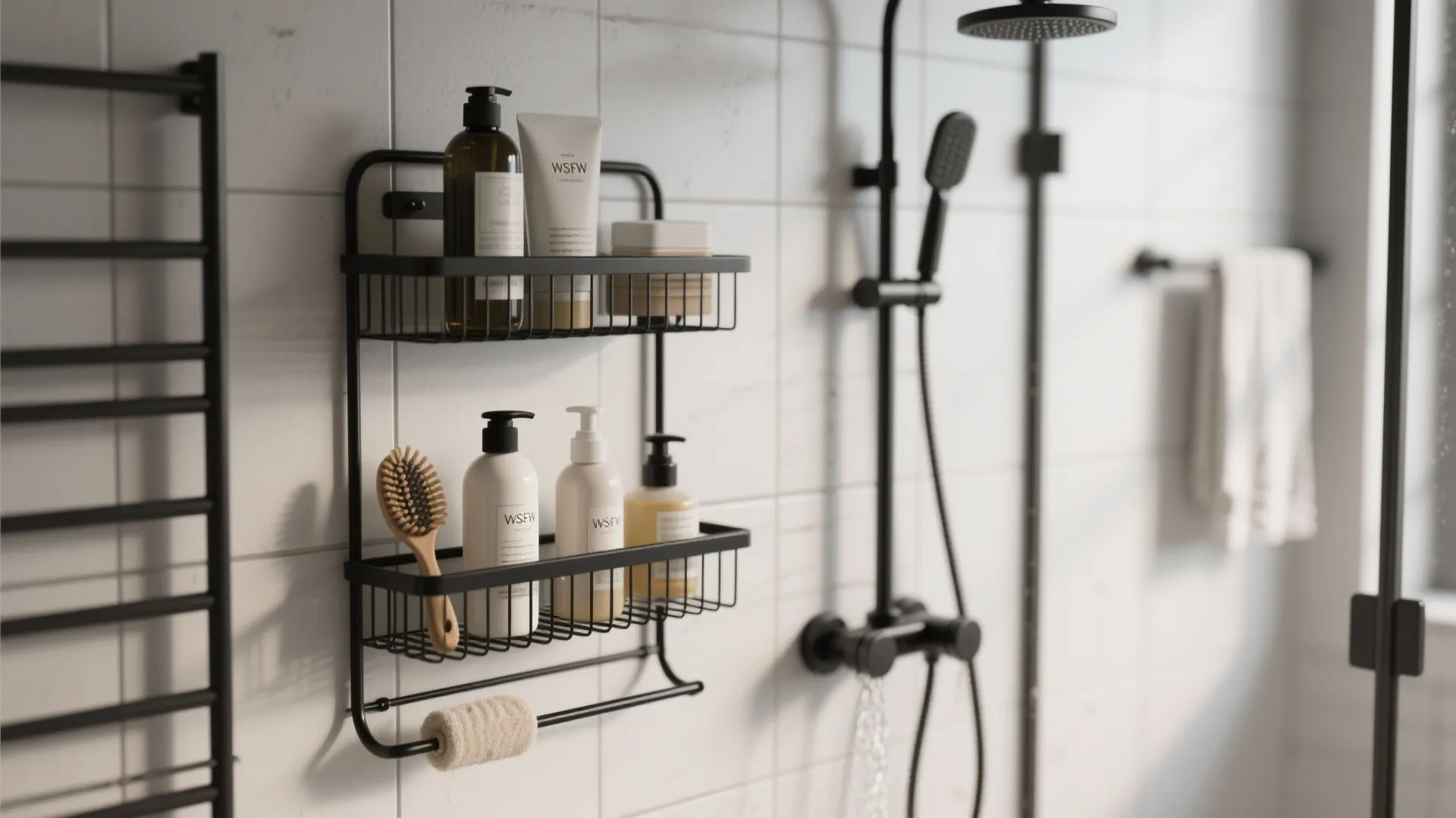 4. Wall-Mounted Metal Wire Racks