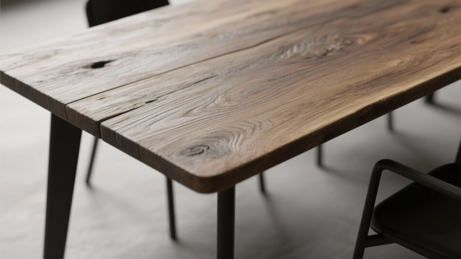 Mix Metal and Wood for Contrast