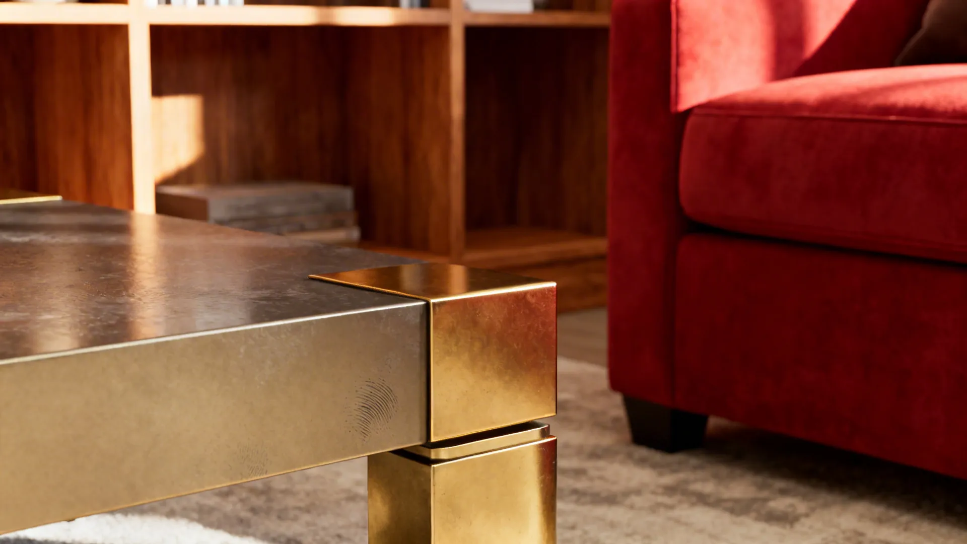 4. Use Metallics and Warm Woods