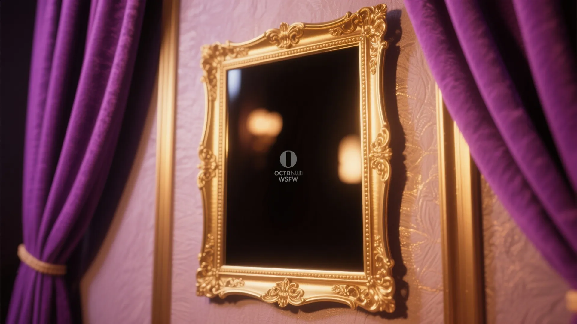 5. Metallic Accents to Break the Darkness