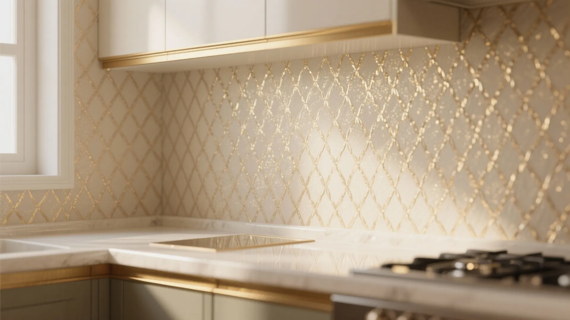 5. Metallic accents for a luxe pop