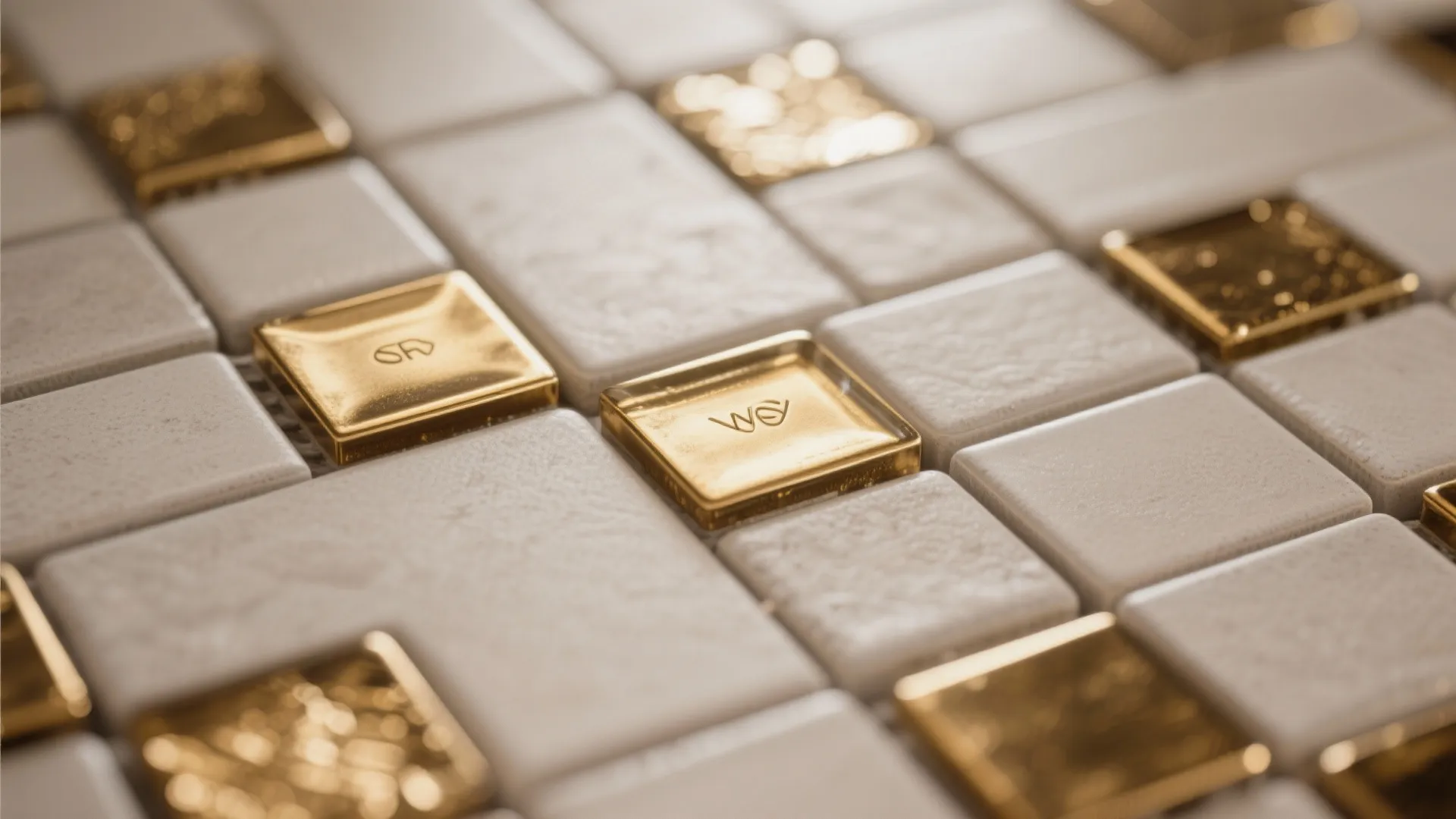 6. Neutral with Metallic Accents