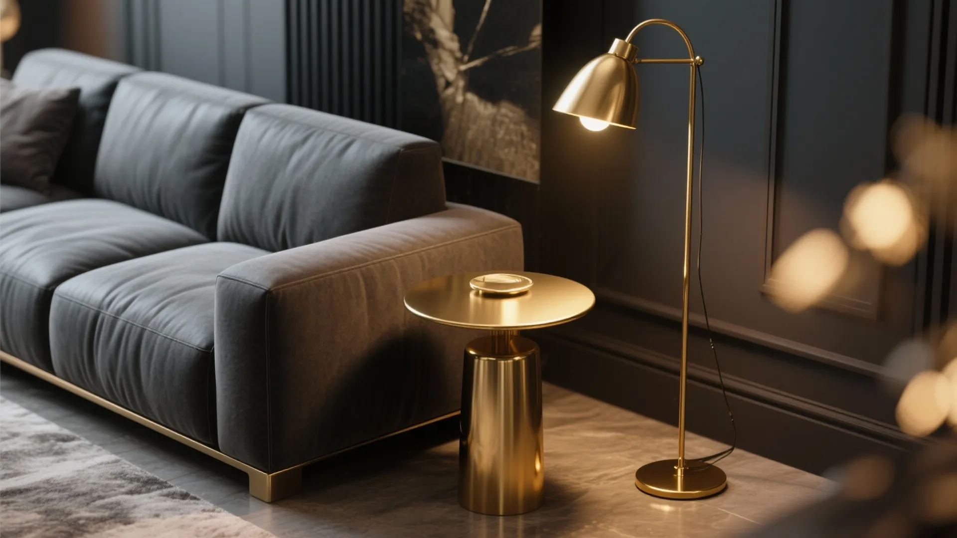 6. Metallic Accents for a Luxe Touch