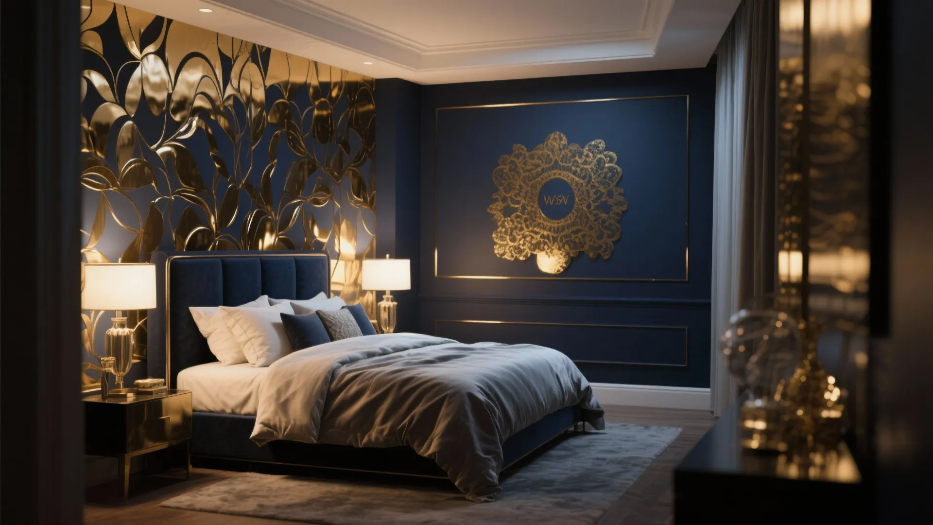 Metallic Accents for a Touch of Luxury