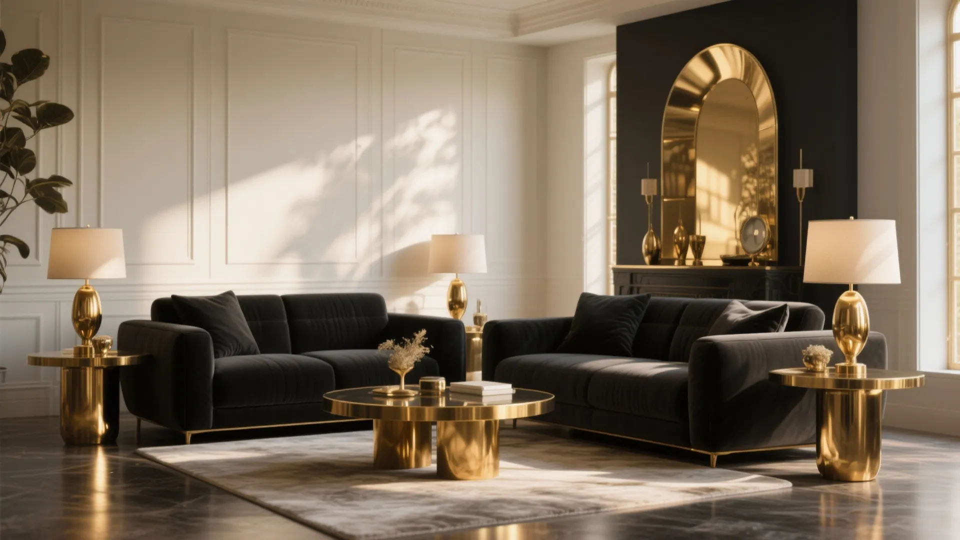 10. Metallic Accents for Glam