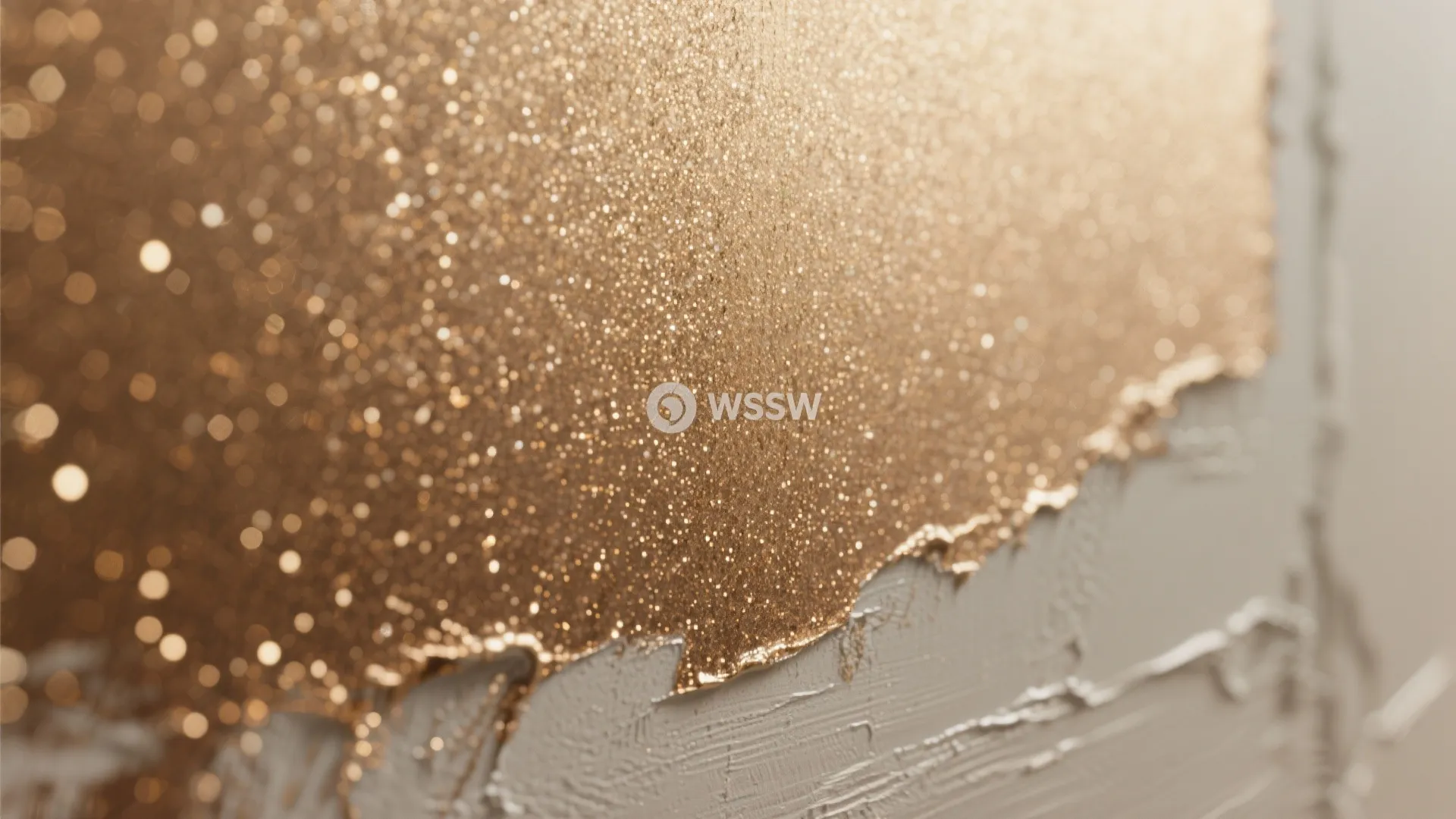 3. Metallic base plus fine glitter topcoat