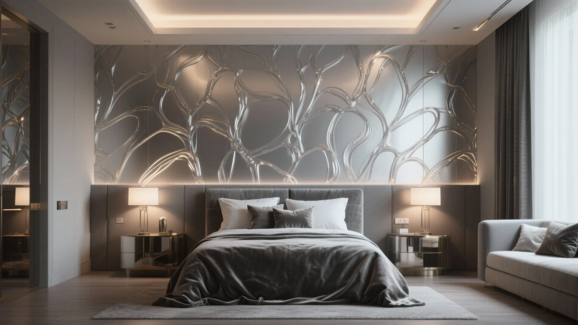 Metallic Grey Accents