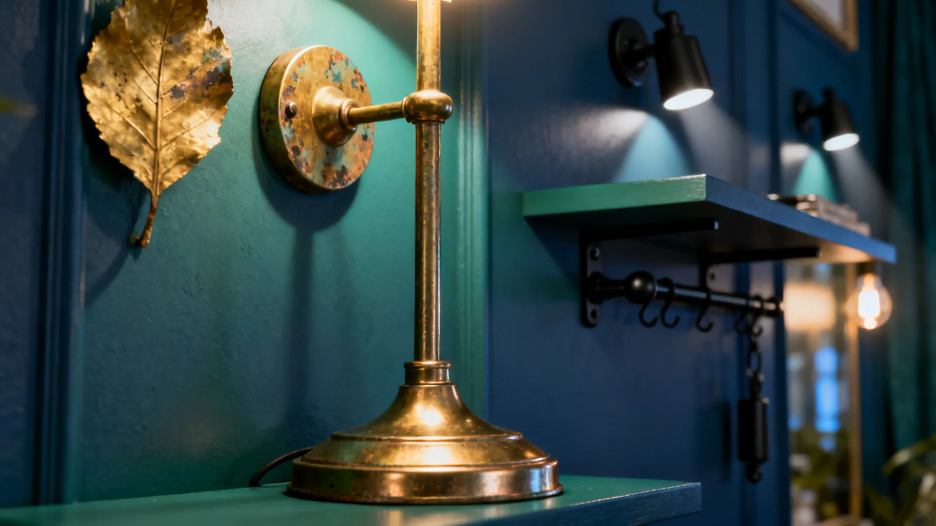 Play with contrast using metallics and lighting