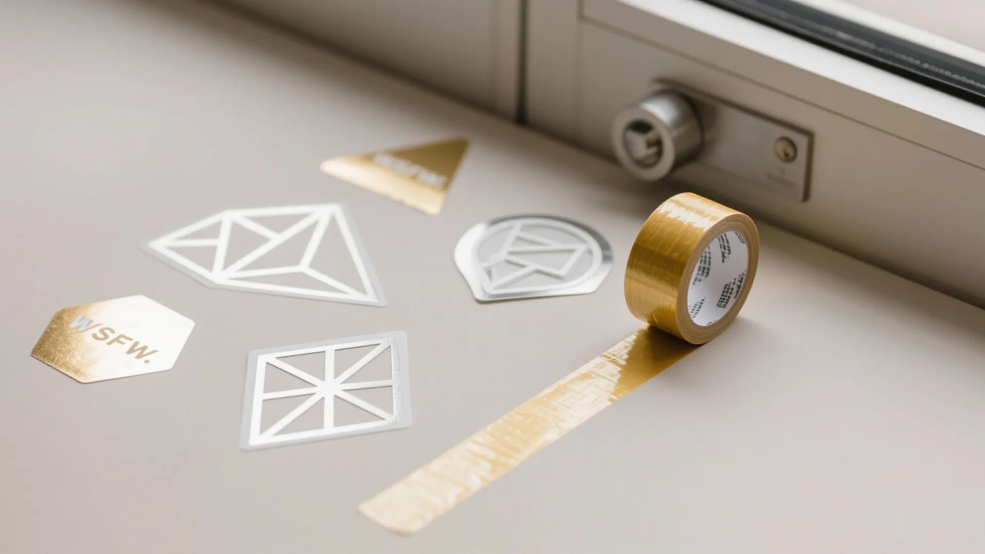 6. Metallic & Minimalist