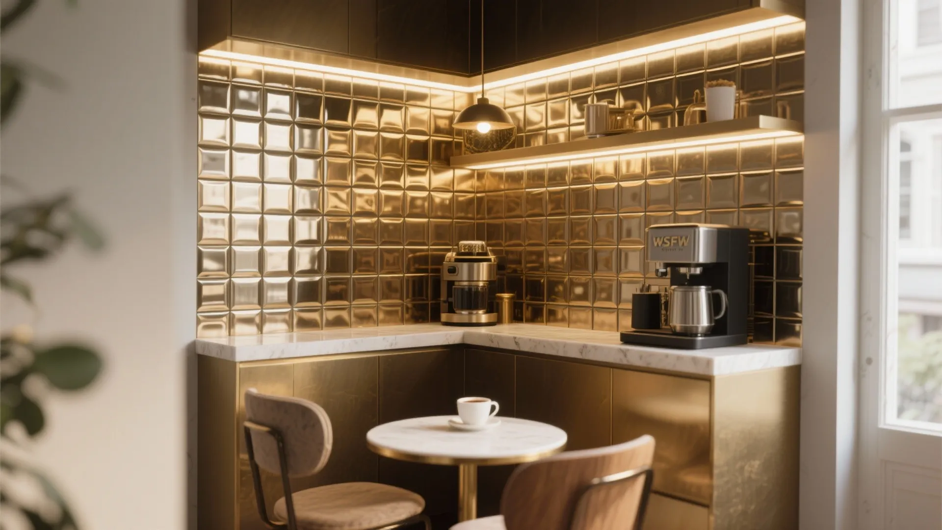 10. Metallic Accents