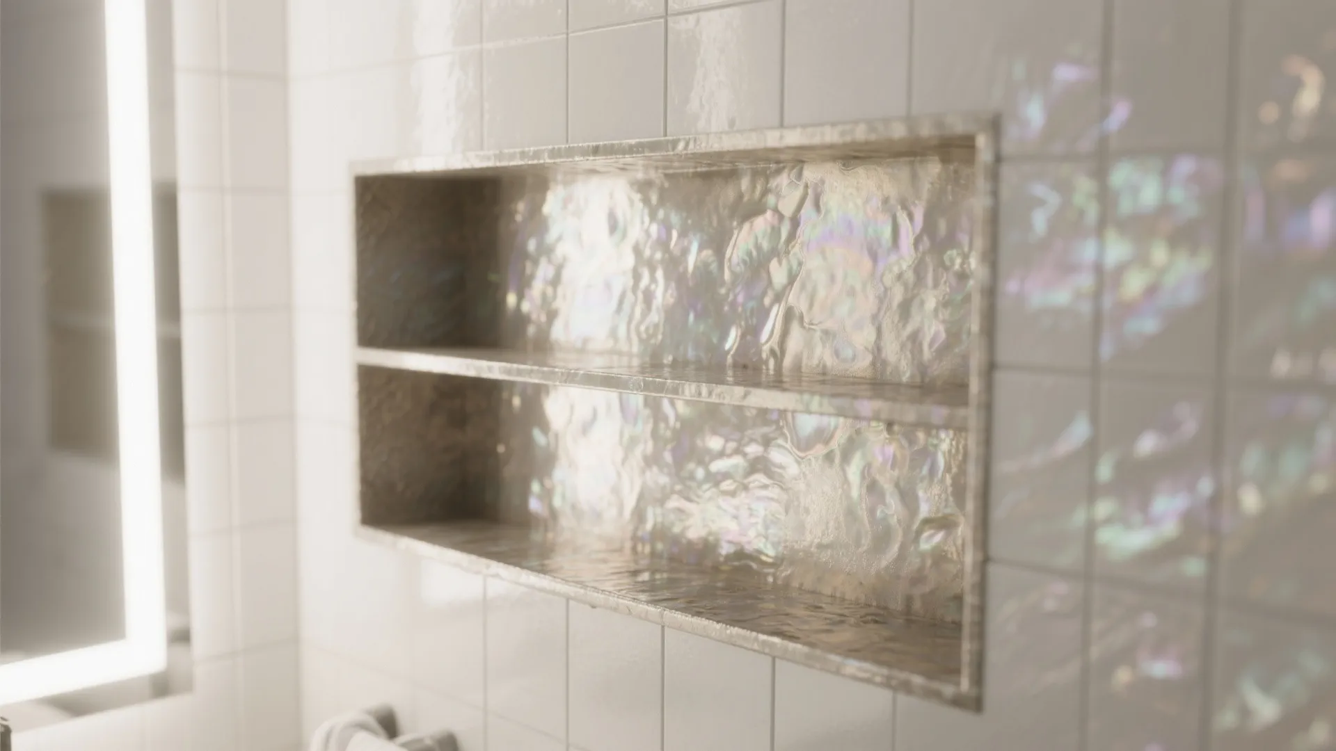 5. Subtle Metallics for Moisture-Prone Areas