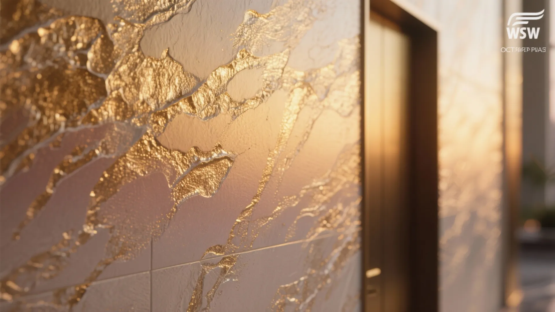 5. Textured Ombre with Metallics